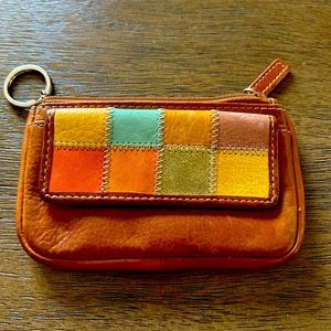 Fossil coin and card purse